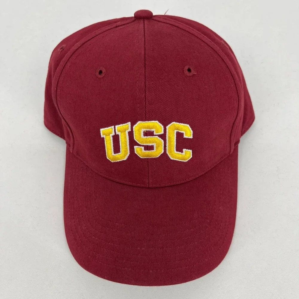 USC Trojans Kids Heritage '47 Brand Adjustable Baseball Hat Cardinal Red Logo
